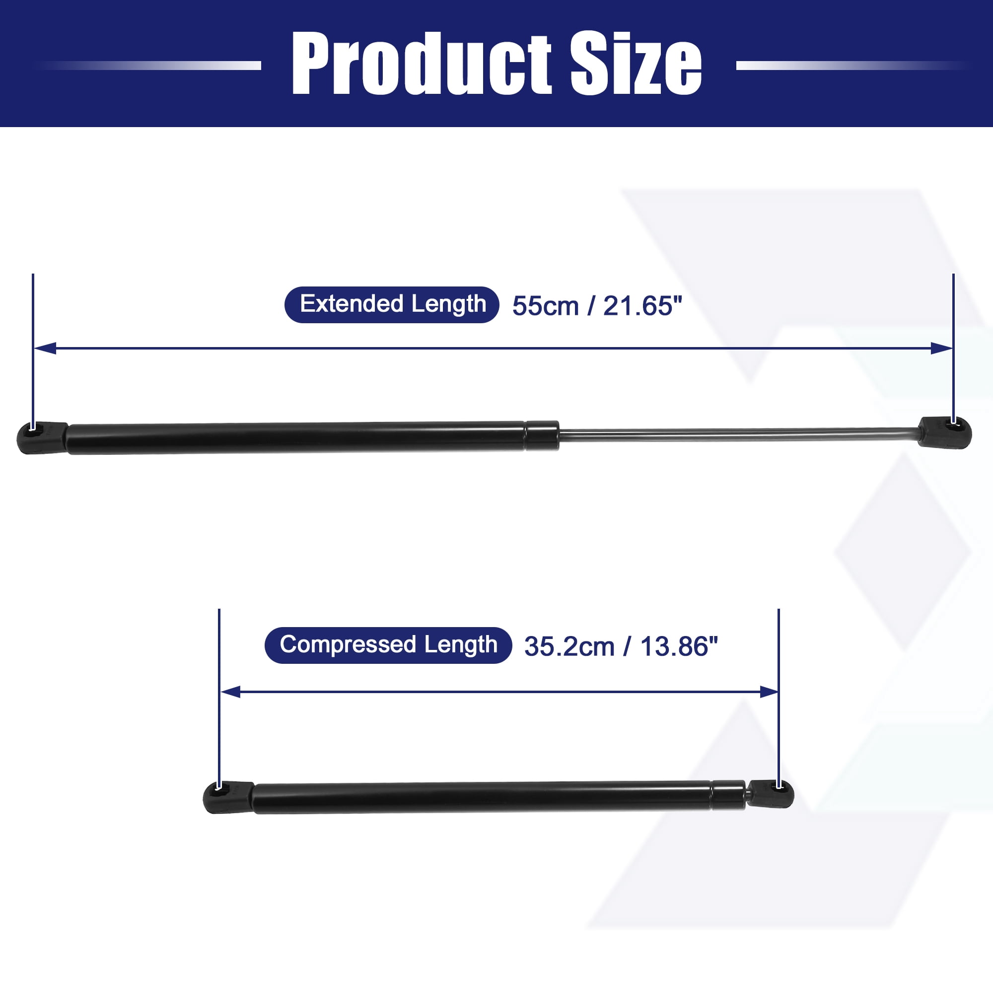 Unique Bargains 2pcs Tailgate Lift Supports Shock Rear Trunk Gas Struts for Audi A3 & A3