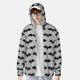 thumbnail image 2 of Balery Bat Sudadera ligera de manga larga con capucha y protección solar UPF 50+ para hombre y mujer, ideal para pesca y running-Small, 2 of 7