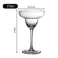 thumbnail image 2 of 2 pcs transparent crystal glass household cocktail glass goblet champagne glass beverage glass, 2 of 5