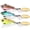 B1-3"-3/4oz, variant on Swim or Jig Fishing Spinner Baits for Freshwater and Saltwater, Rooster Tail Fishing Lures for Trout Bass Walleye Crappie Salmon Pike, Blade Bait with Copper Blade