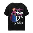 thumbnail image 1 of Frozen T-Shirt Adulte Intrépide comme Anna 12e Anniversaire, 1 of 6