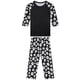 thumbnail image 2 of INSPIRAR CHIC Conjunto de Pijama de Halloween con Estampado de Fiesta Cosplay de Manga Larga y Pantalones a Juego para la Familia ["Niños y Niñas"] L Negro, 2 of 5