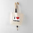 thumbnail image 5 of CafePress - I Love Farting Tote Bag - Unisex Canvas Tote Bag, Beige, 1-Piece, 5 of 7