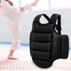 thumbnail image 1 of Protector de pecho de kárate Cola Chaleco Costilla Protector Boxeo Kárate Guard XL negro, 1 of 8