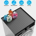 thumbnail image 5 of Deago Washer and Dryer Covers for the Top, 25.6''x 23.6'' Silicone Dryer Top Protector Mat Non-slip Waterproof Washing Machine Cover Protector Top Load for Laundry & Kitchen, 5 of 8