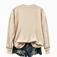 thumbnail image 4 of Hearthz I'm Ready for the Ber Months Crew Neck Sweatshirts Women Long Sleeve Four Season Graphic Sweatshirt Top Fall Winter Drop Shoulder Womens Pullover, 4 of 4