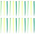 thumbnail image 1 of 24pcs Colored Hair Extensions Straight Hair Extension Pieces for Women Clip in, 1 of 8