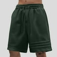 thumbnail image 4 of Athletic Shorts Men – Zipper Pocket Gym Shorts Men's Casual Summer 5 Inch Shorts With Three Stripes Loose Fit Athletic Sweat Shorts For Sport And Leisure, 4 of 5