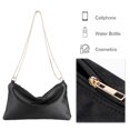 thumbnail image 1 of Bolso Hobo Clutch Monedero Mujer Satén Con Cadena Color Sólido Satchel, 1 of 9