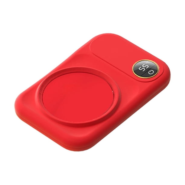 Tapete calentador de taza de invierno con ajuste de temperatura de tres velocidades y temperatura constante, apagado automático durante 8 horas, tapete calentador para taza, regalo de invierno, tapet