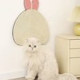 thumbnail image 4 of TIELUTT Cat Scratcher Cute Sisal Cat Scratcher Mat Cute Cat Scratcher Rabbit Shaped Wall Mount Double Line with Swivel Dog Bike Trailer Aluminum Accessory Dog Dog Accessories Store For Small Dogs, 4 of 7
