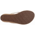 thumbnail image 6 of Flojos 842998105424 Womens Olivia Wedge Sandals, White & Olive - Size 6, 6 of 8