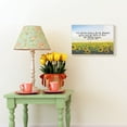 thumbnail image 2 of The Stupell Home Decor Collection The Word of God Stands Forever Sunflower Field Photography Wall Plaque Art, 10 x 0.5 x 15, 2 of 5