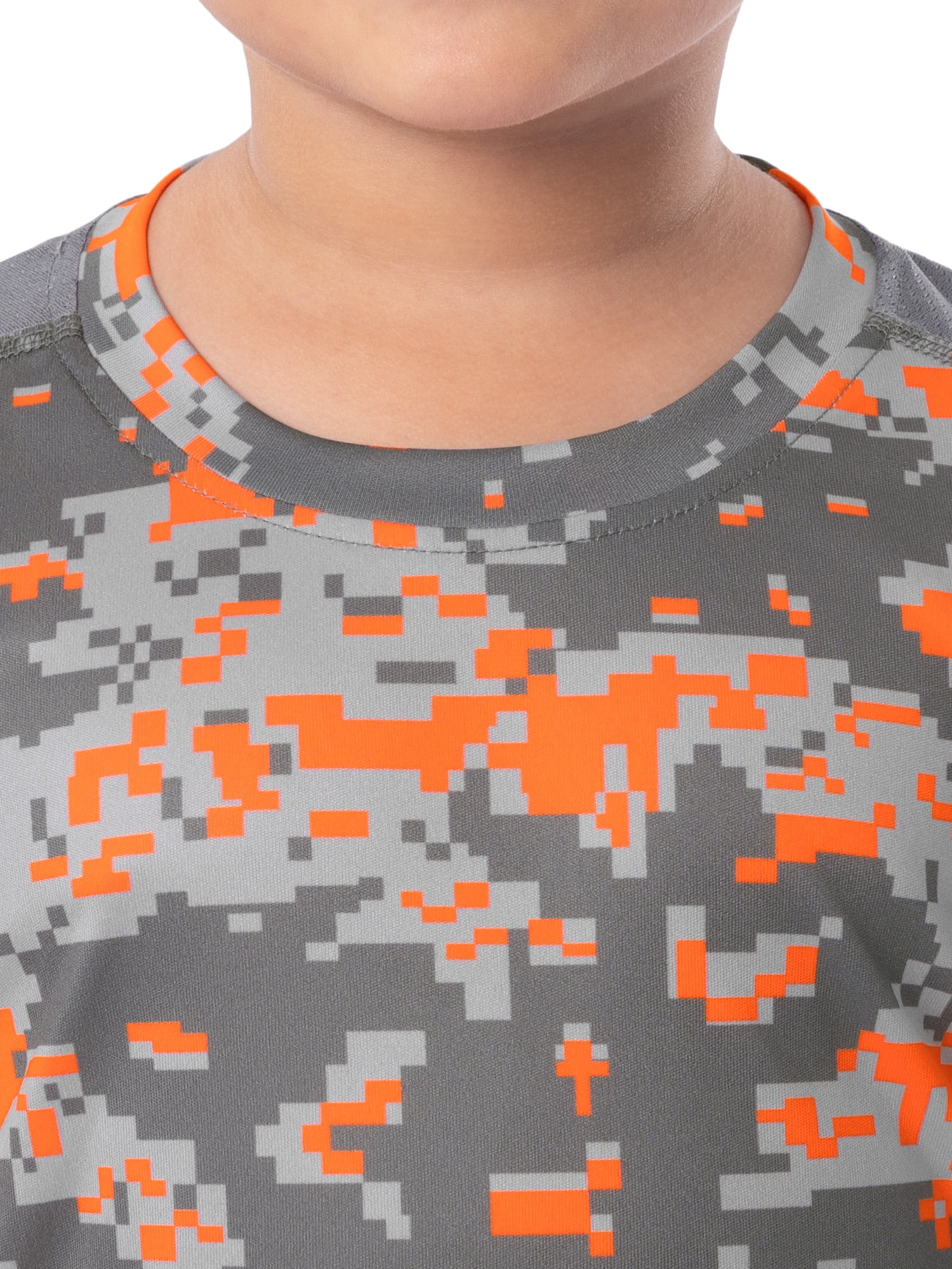 Athletic Works Boy's Short Sleeve Core Active T-Shirt 2-Pack, Sizes 4-18 & Husky