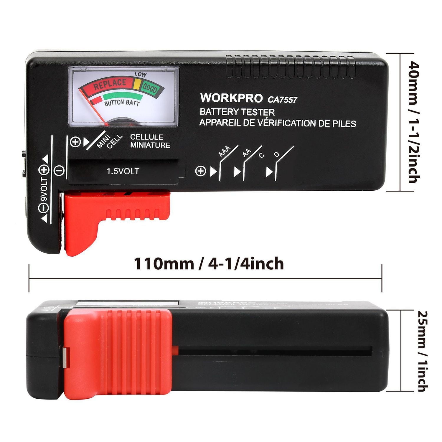 WorkPro Battery Tester