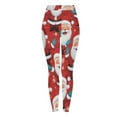 thumbnail image 5 of purcolt Ugly Christmas Leggings for Women Santa Snowman Print Xmas Holiday Leggings High Waisted Soft Comfy Stretchy Tight Pants, 5 of 9