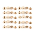 thumbnail image 2 of 5 Sets 5/6.5/8mm Brass Studs for Leather Rivet Belt DIY Gold Made of  Brass Sturdy and  Suitable for Luggage Home Textiles Shoes Easy to Use and Clean, 2 of 7