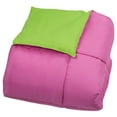 thumbnail image 6 of Lavish Home 64-14-T-GN Twin Reversible Down Alternative Comforter , Green & Navy, 6 of 9