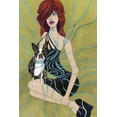 thumbnail image 2 of Goddess, Jami 11x14 Black Ornate Wood Framed with Double Matting Museum Art Print Titled - Ruca, 2 of 4