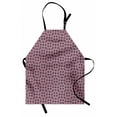 thumbnail image 1 of Abstract Apron, Continuous Composition Cubes Geometric Elements in Violet Tones Print, Unisex Kitchen Bib with Adjustable Neck for Cooking Gardening, Adult Size, Dark Purple Grey Blush, by Ambesonne, 1 of 4