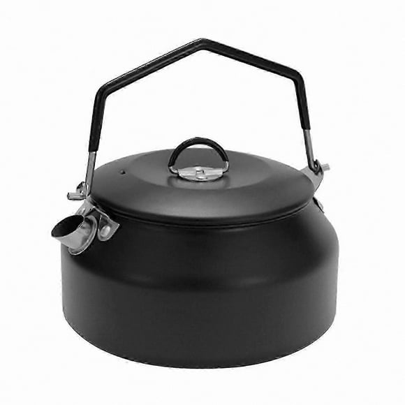 Portable Camping Kettle with Foldable Handle for Outdoor Use