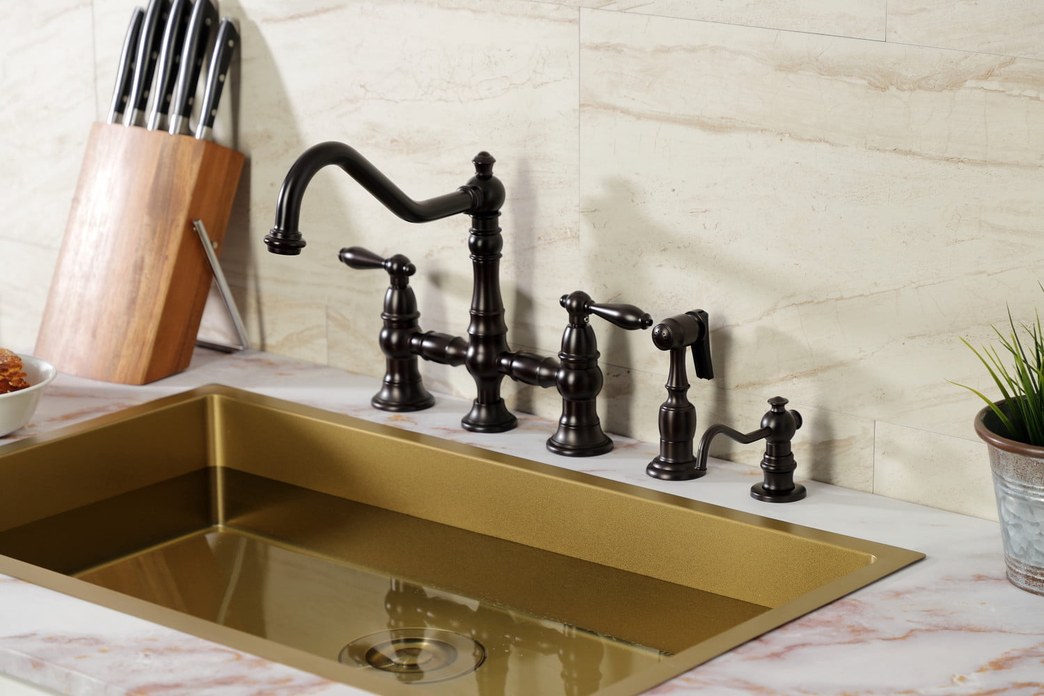 Kingston Brass SD7605 Vintage Soap Dispenser, Oil Rubbed Bronze