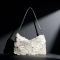 thumbnail image 5 of SPEKSEE Women’s Vintage Floral Embroidered Sequin PU Shoulder Bag, Stylish Top Handle Hobo Bag for Party Wedding Weekend, 5 of 14
