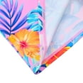 thumbnail image 5 of BAOHULU Girls Floral Short Sleeve Swimsuits Kids Rash Guard Two Pieces UPF 50+ Swimwear, 5 of 6