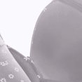 thumbnail image 5 of Bras for Women No Underwire Wireless Bras Ndbuld Women's Non Steel Hoop Gathered Middle Button Breastfeeding Breathable Elastic Underwear Daily Bra White XL, 5 of 5