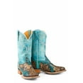 thumbnail image 3 of Women's Tin Haul Cactus Flower Boots With Desert Sole Handcrafted Brown, 3 of 3
