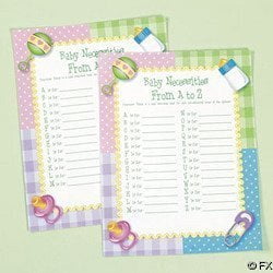baby necessities from a to z