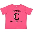 thumbnail image 3 of Inktastic Letter C Monogram Tribal Arrow Girls Toddler T-Shirt, 3 of 5