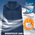thumbnail image 7 of Cethrio Girls Puffer Vests Size 13-14 Years, Mid-length Lightweight Sleeveless Quilted Winter Outerwear with Zipper Navy, 7 of 7