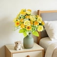 thumbnail image 4 of Artificial Rose Decor Bouquet Ideal Decor For Wedding And Living Room Esthetic Floral Arrangements For Holiday Or Everyday Decorations, 4 of 6