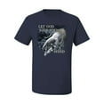 thumbnail image 2 of God's Lending Hand | Mens Inspirational/Christian Graphic T-Shirt, Navy, X-Large, 2 of 3