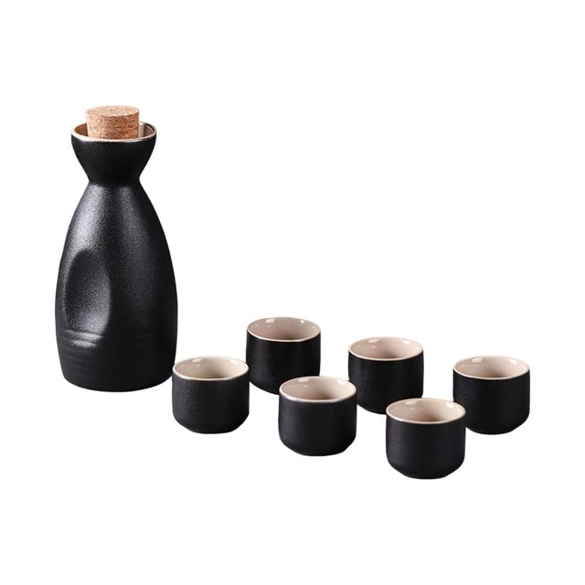 Moyic Juego de tazas de cerámica para Sake, artículos para beber, decoración duradera creativa para cocina Juegos de servir café y té