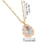 thumbnail image 3 of Collar para mujer, joyería para mujer, collar de diamantes de moda para mujer, colgante de cadena de clavícula con gotas de agua de cristal, anillo de joyería, 3 of 3