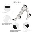 thumbnail image 6 of Bixox Summer Gnome Print Compression Socks,Compression Socks Women & Men Circulation for Medical,Running,Athletic, 6 of 7