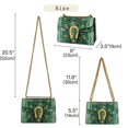 thumbnail image 2 of Bandolera con cadena para mujer DEEPMEOW, color verde, 2 of 7