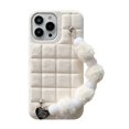 thumbnail image 1 of iPhone 11 12 13 14 Plus PRO MAX 14pro 14 Rejilla De Felpa Con Pulsera Funda Blanda, 1 of 4