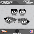 thumbnail image 3 of Kalair GFX Graphics Kit for Yamaha YZ125 (2002-2004) Cyberware Series, 3 of 5