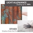 thumbnail image 6 of LALILO Kitchen Curtain Valance Aged Copper Green Rod Pocket Window Curtain 52"x 18" Set of 2, 6 of 6
