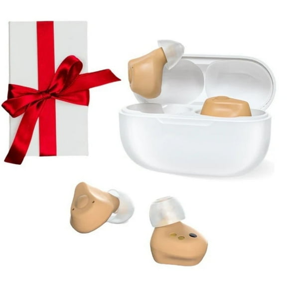 AuyeeSnc OTC Digital Hearing Aids Rechargeable with Memory Function, Noise Reduction and Easy Button Operation, Compact Design for Seniors and Adults with Hearing Loss