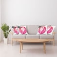 thumbnail image 4 of Ambesonne Ice Cream Throw Pillow Cover 4 Pack, Yummy, 24", Pink Black White, 4 of 5