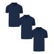 thumbnail image 1 of Playeras Hombre Tipo Polo Pack 3 Pz Moda Casual Manga Corta, 1 of 6