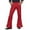 260# Red, variant on Pants for Men Vintage Wide Leg Disco Dance Trousers Fashion Flared Outfit Men Casual Comfort Outdoor Daily Wear