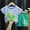Green#F, variant on JCCXIN Summer Outfit Sets Children O-Neck Short Sleeve T-Shirts Shorts Set Casual T Shirt Versatile Clothes Sets