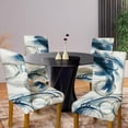 thumbnail image 2 of Abstract Chair Covers for Dining Room Set of 4, Dining Chairs Seat Cover,Kitchen Stretch Chair Covers,Seat Cover for Dining Chairs,Furniture Protector for Chairs Dining Room,Slipcover Chair Covers, 2 of 6