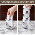 thumbnail image 6 of 4 Pcs Pioneer Flower Floral Print Pattern Kitchen Towels, Funny Microfiber Dish Towel Set, 18" X 26" Tea Towels, 6 of 6