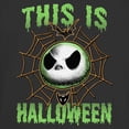 thumbnail image 2 of Junior's The Nightmare Before Christmas This Is Halloween Jack Face Graphic Tee Black X Large, 2 of 3